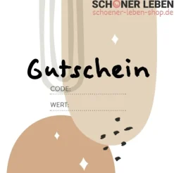 Geschenkgutschein zum Download von SCHÖNER LEBEN.