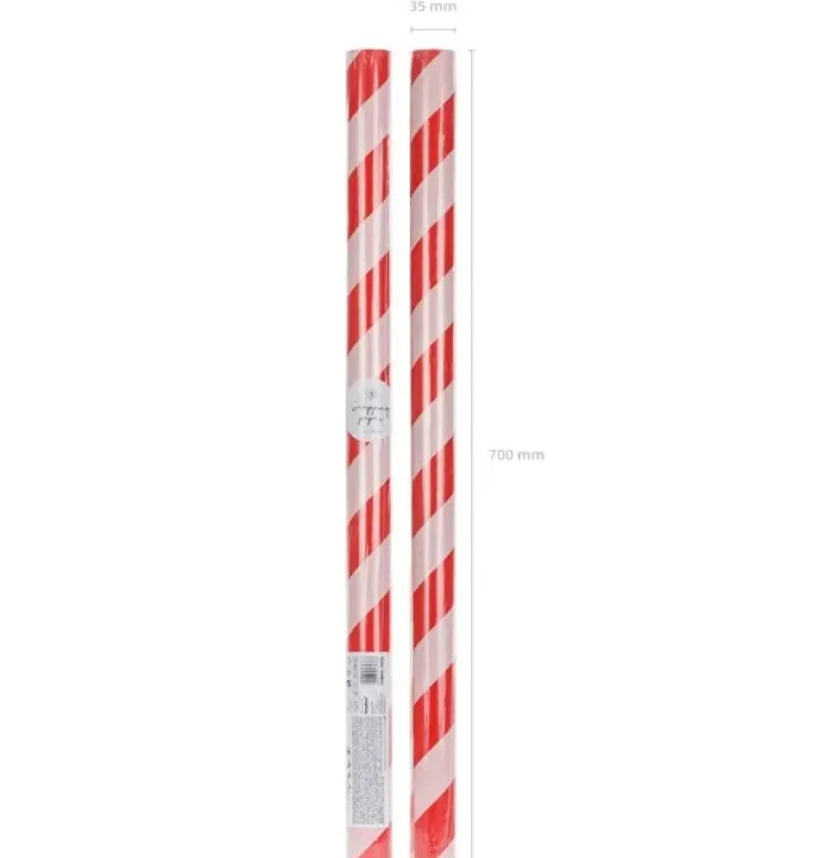 Geschenkpapier Streifen rot rosa 70x200cm