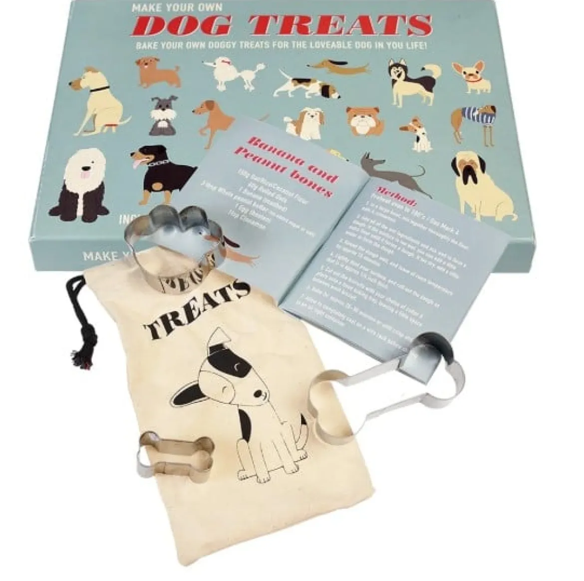 Geschenkset Hundekekse selber machen – Ausstechformen & Rezepte