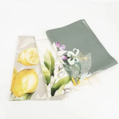 Geschirrtuch Lemon aus Baumwolle 50x70cm im 3er Set