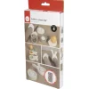 Gießform aus Silikon Happy Egg grau 26,5x14,5cm von Rayher