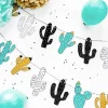 Girlande DIY Dinoparty Kakteen merhfarbig 10 Anhänger Länge: 1,3m