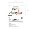Girlande Folienluftballon Merry Christmas 143x25cm