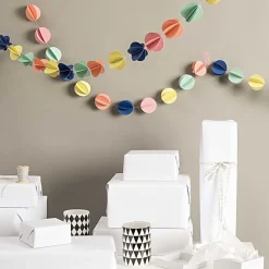 Girlande Papierbälle bunt 1,5m von Rico Design