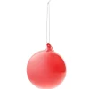 Glaskugel Christbaumkugel Rot mit 8cm Durchmesser von Rico Design
