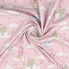 Glücksbärchis Baumwolljersey Jersey Stoff Digitaldruck rosa 1,50m Breite