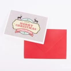 Glückwunschkarte Weihnachten Merry Christmas 11,5x16,4cm