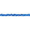 Glitzer Pailletten Zacken Band blau Breite: 1,5cm