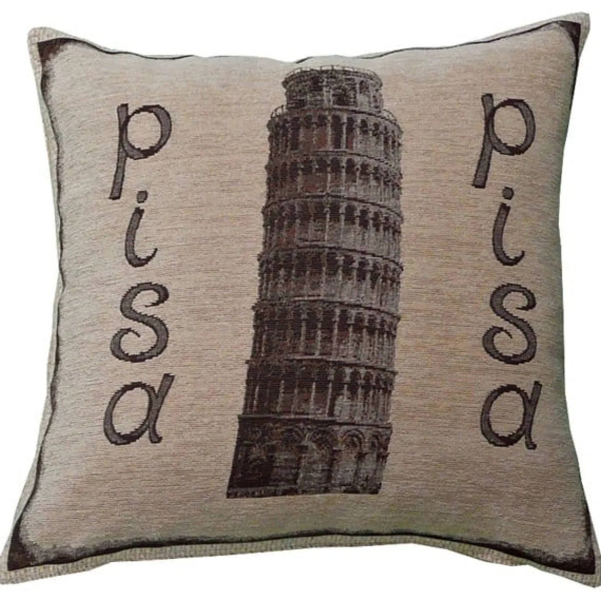 Gobelin Kissenhülle Kissenbezug Pisa 42x42cm
