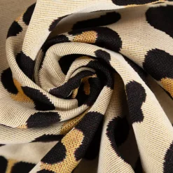 Gobelin Premium Dekostoff Animal Leopard Hide Leo beige schwarz 1,4m Breite