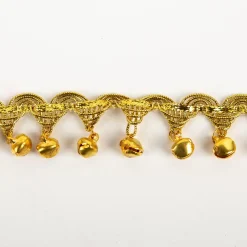 Goldborte mit Glöckchen gold 3cm Breite