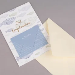 Grafik Werkstatt Doppelkarte Konfirmation 12x17cm verschiedene Motive