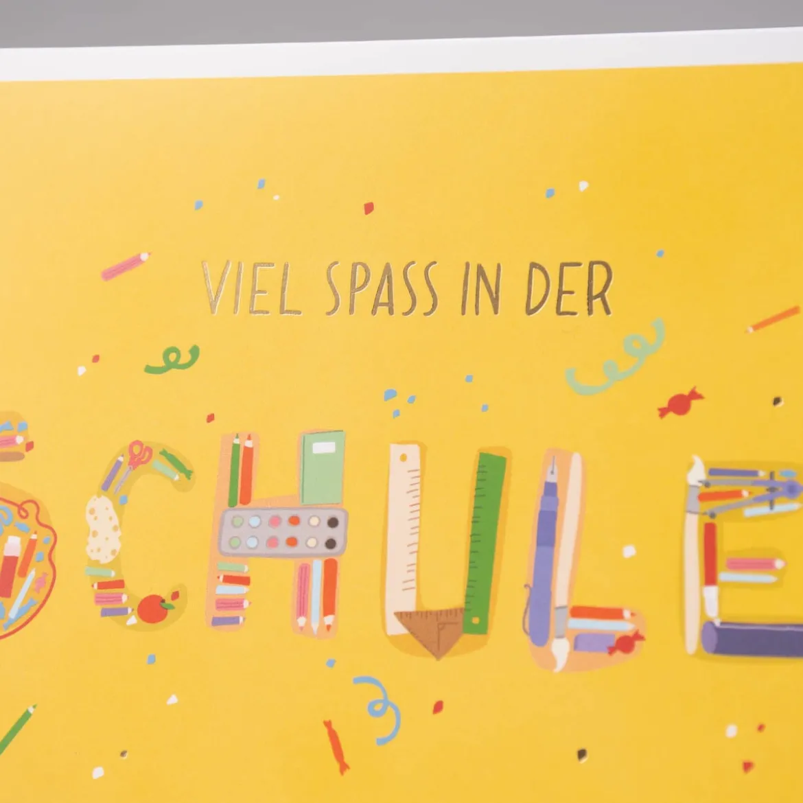 Grafik Werkstatt Doppelkarte Schulstart 12x17cm verschiedene Motive