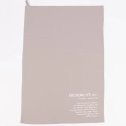 Grafik Werkstatt Geschirrtuch Küchenchef grau weiß 45x68cm