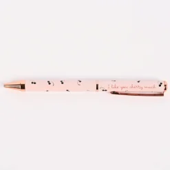 Grafik Werkstatt Premium Kugelschreiber I like you cherry much Kirschen rosa 13,5cm