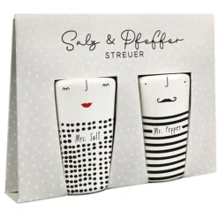 Grafik Werkstatt Salz- und Pfefferstreuer-Set Mrs. Salt & Mr. Pepper 2tlg