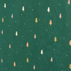 Grafik Werkstatt Schürze verstellbar Zeit für Weihnachten Tannenbäume dunkelgrün 66x85cm