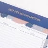 Grafik Werkstatt Tages To Do Notizblock Zeit für Mutausbrüche dunkelblau 15x21cm