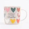 Grafik Werkstatt Tasse Gute Laune Lieblingskollegin hellgrau bunt weiß 300ml