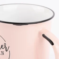 Grafik Werkstatt Tasse Vintage Bergglück aus Keramik in Emaille-Optik verschiedene Motive 400ml