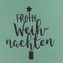 Grafik Werkstatt Tasse Vintage Weihnachten Frohe Weihnachten grün schwarz weiß 400ml