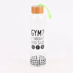 Grafik Werkstatt Trinkflasche aus Glas Gym? Punkte 550ml