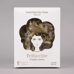 Greenomic Delikatessen Good Hair Day Pasta Fettuccine basilico & limone 250g