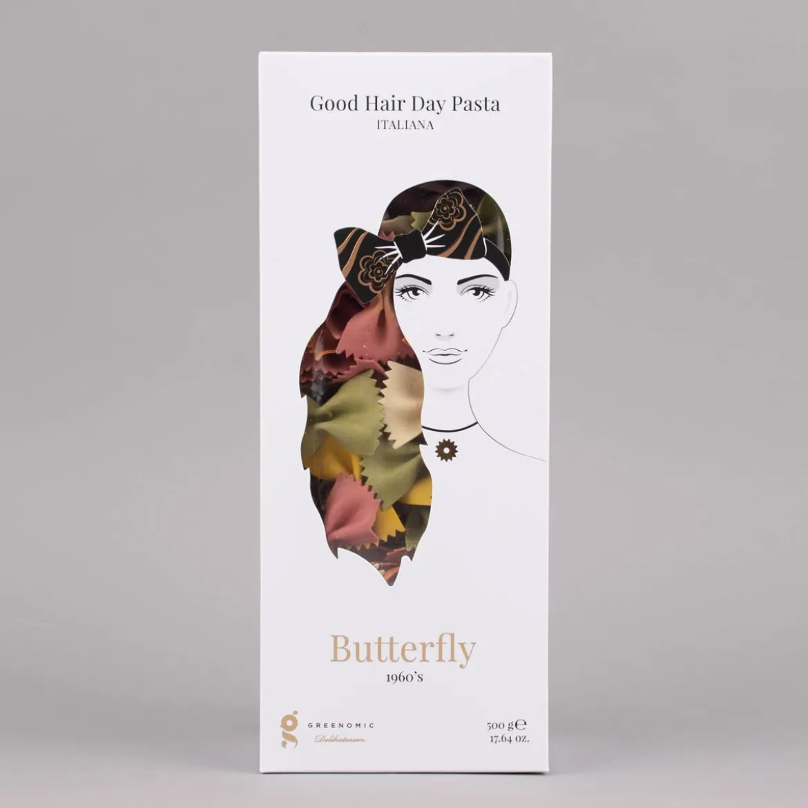 Greenomic Delikatessen Good Hair Day Pasta Farfalle Butterfly 500g