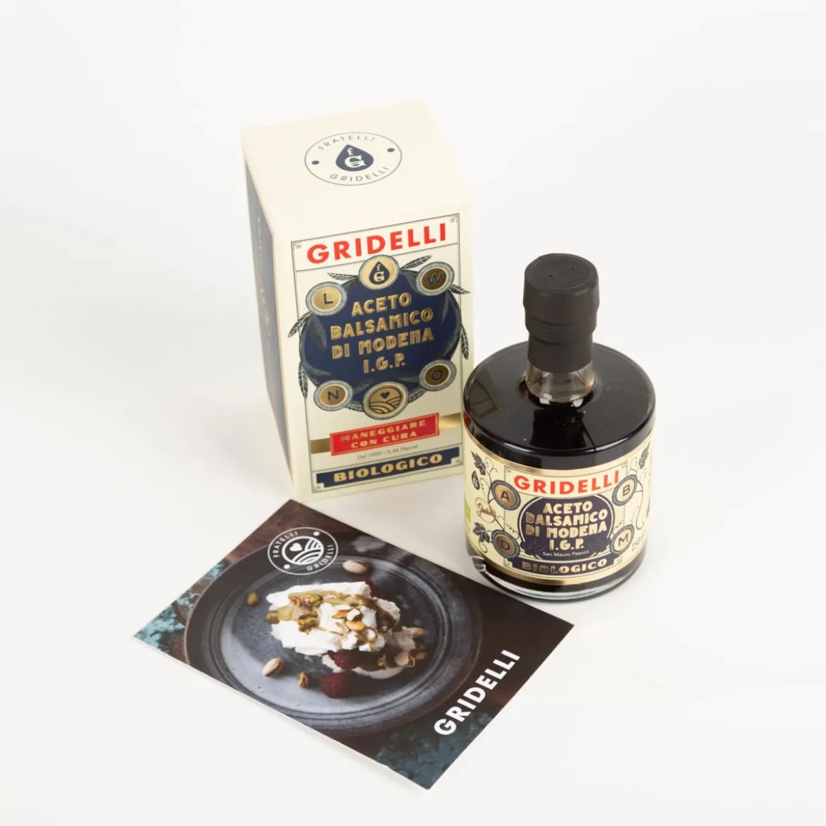 GRIDELLI Bio Aceto Balsamico di Modena I.G.P. Nero Biologico 250ml