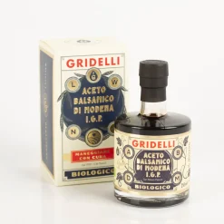 GRIDELLI Bio Aceto Balsamico di Modena I.G.P. Nero Biologico 250ml