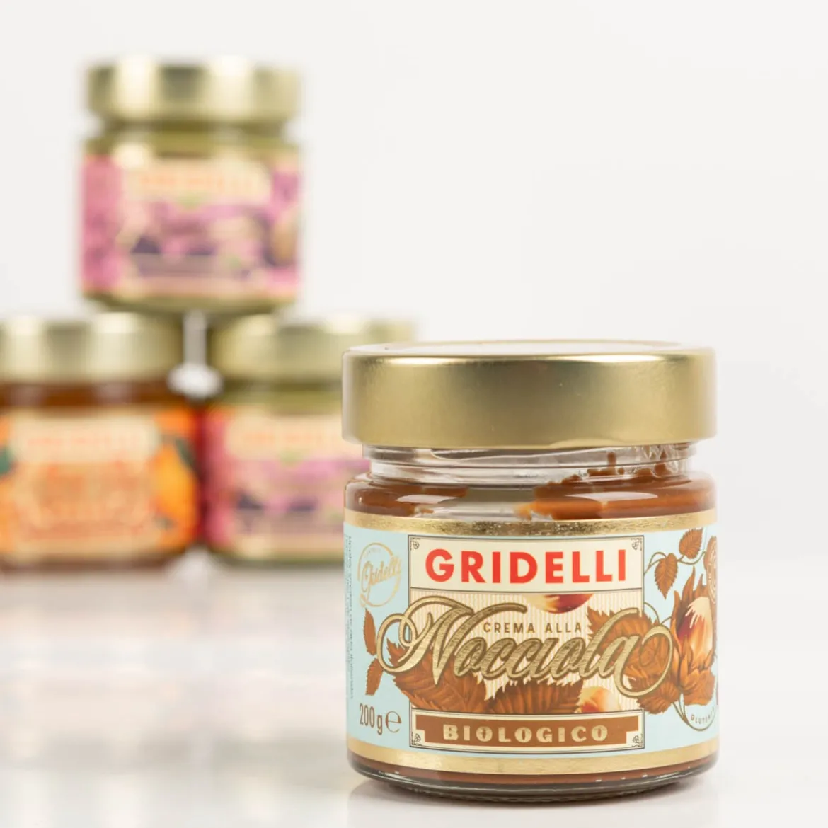 GRIDELLI Bio Haselnusscreme Crema alla Nocciola Biologico 200gr