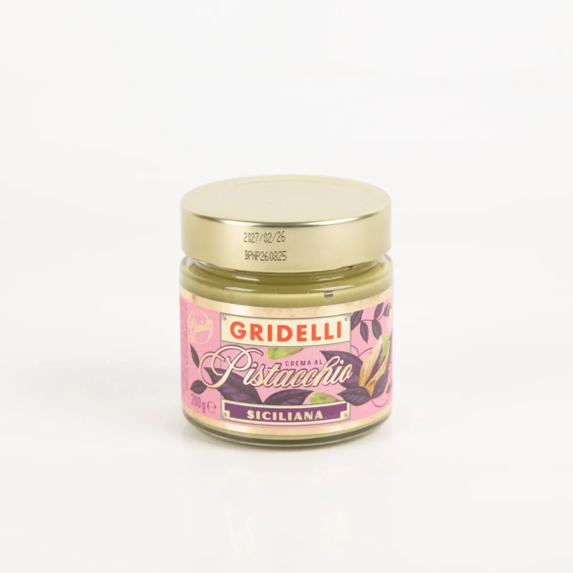 GRIDELLI Crema al Pistacchio Pistaziencreme aus Sizillien mit 25% Pistazien 200gr