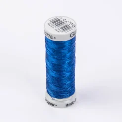 Gütermann Metallic Effektgarn Nähgarn Stickgarn Metalleffekt-Faden Metallic Farbnr. 7016 royalblau 200 Meter/Spule