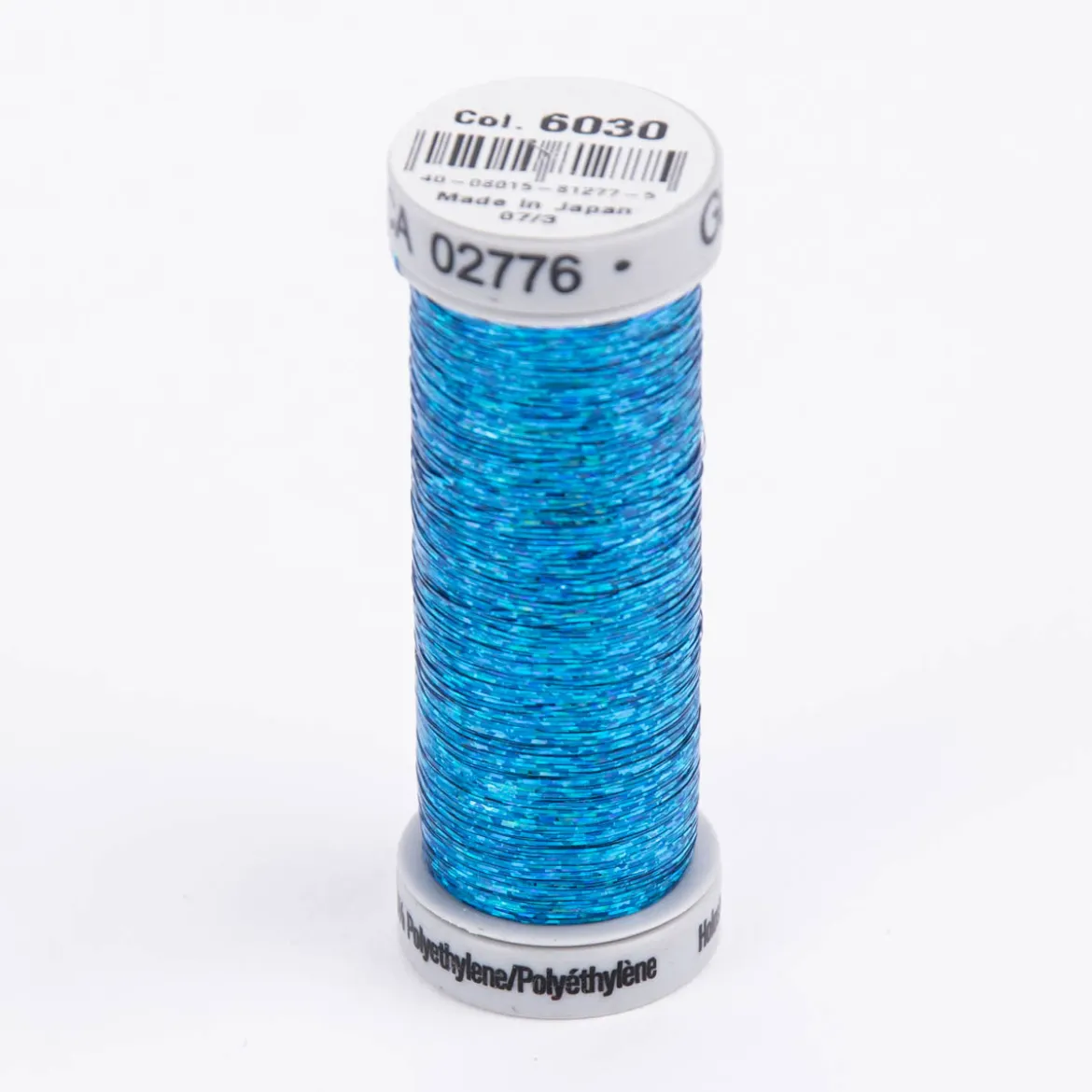Gütermann SULKY Holoschimmer Metallic-Effektgarn Stickgarn Metalleffekt-Faden Farbnr. 6030 blau 200 m
