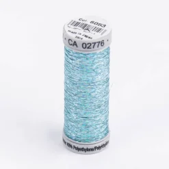 Gütermann SULKY Holoschimmer Metallic-Effektgarn Stickgarn Metalleffekt-Faden Farbnr. 6053 hellblau 200m