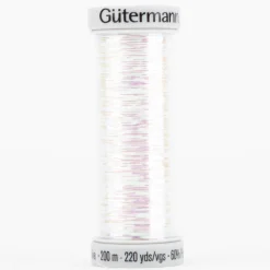 Gütermann SULKY Sliver Metallic-Effektgarn Stickgarn Metalleffekt-Faden Farbnr. 8040 holoschimmer 200m