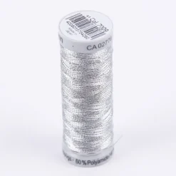 Gütermann SULKY Sliver Metallic-Effektgarn Stickgarn Metalleffekt-Faden Farbnr. 7009 silber 200m