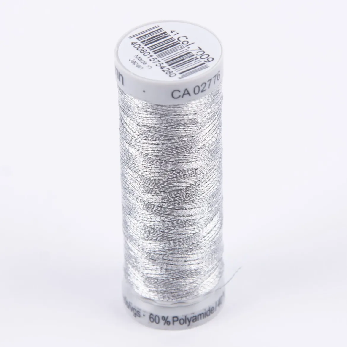 Gütermann SULKY Sliver Metallic-Effektgarn Stickgarn Metalleffekt-Faden Farbnr. 7009 silber 200m