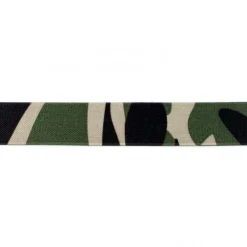Gummi Band Camouflage Tarn grün Breite: 2,5cm