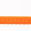 Gummiband Elastic Abschlussspitze Zierband orange Breite: 1,2cm