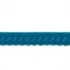 Gummiband Elastic Abschlussspitze Zierband petrol Breite: 1,2cm