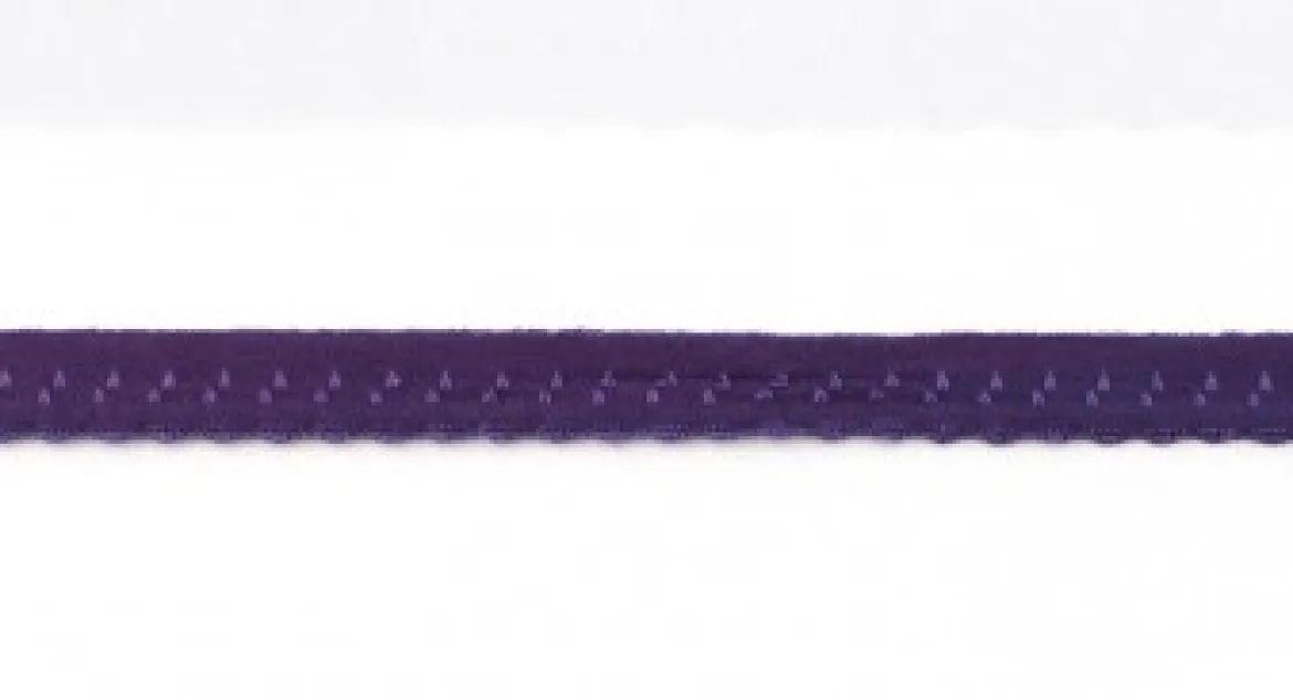 Gummiband Elastic Abschlussspitze Zierband lila Breite: 1,2cm