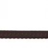 Gummiband Elastic Abschlussspitze Zierband braun Breite: 1,2cm
