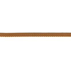 Gummiband Elastic Abschlussspitze Schrägband rostrot Breite: 1,2cm