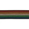 Gummiband Elastik Lurex Regenbogen Farben Breite 2,5cm