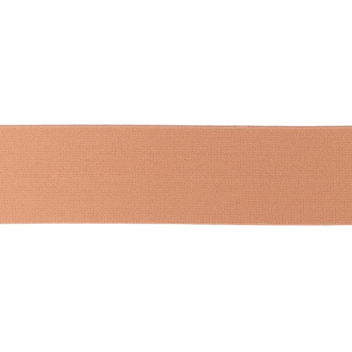 Gummiband extra weich lachs dunkel Breite: 4cm