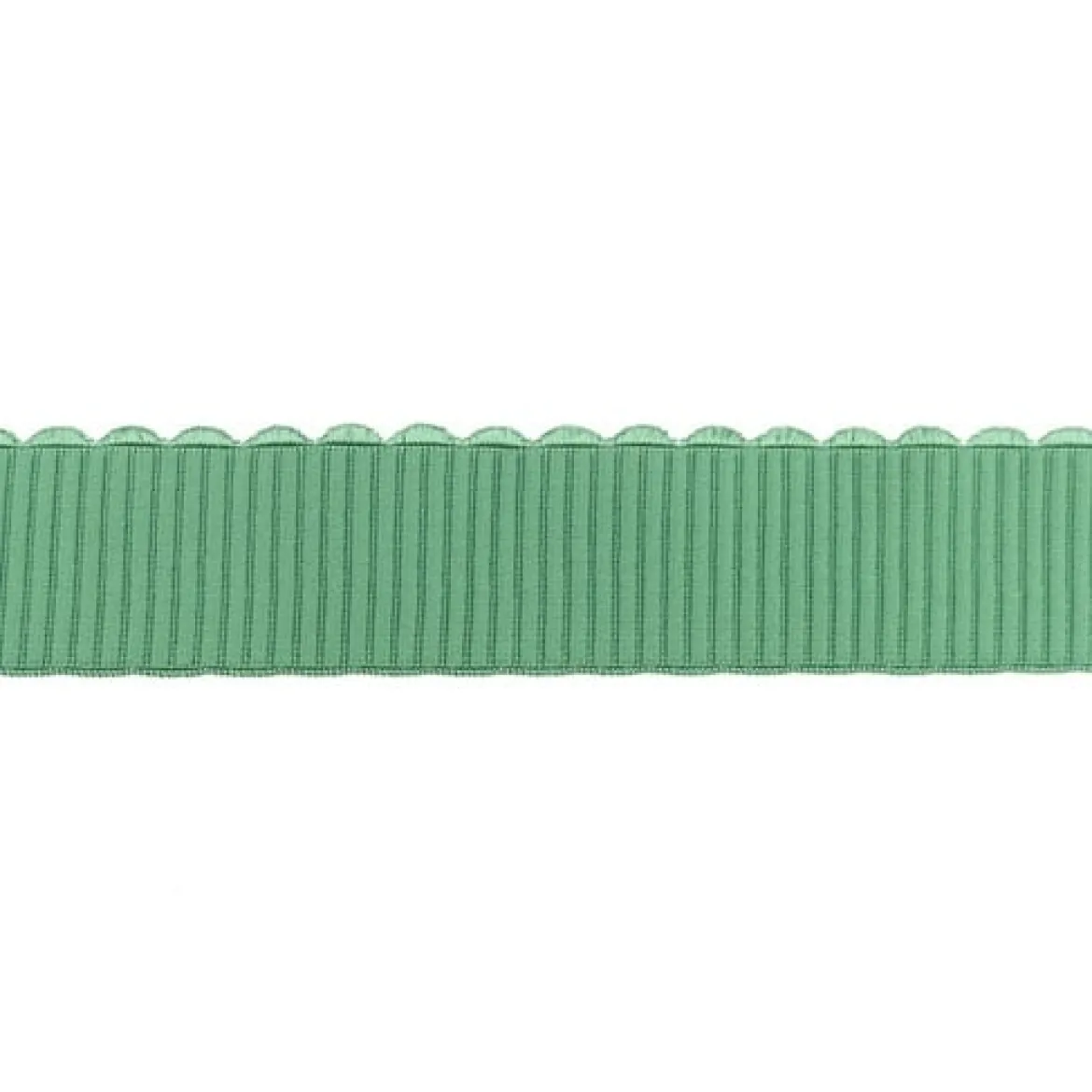 Gummiband gerippt Wellenkante altgrün Breite: 3,5cm