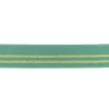 Gummi Band Glitzer Streifen altgrün goldfarbig Breite: 3cm