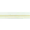 Gummi Band Glitzer Streifen weiß goldfarbig Breite: 3cm