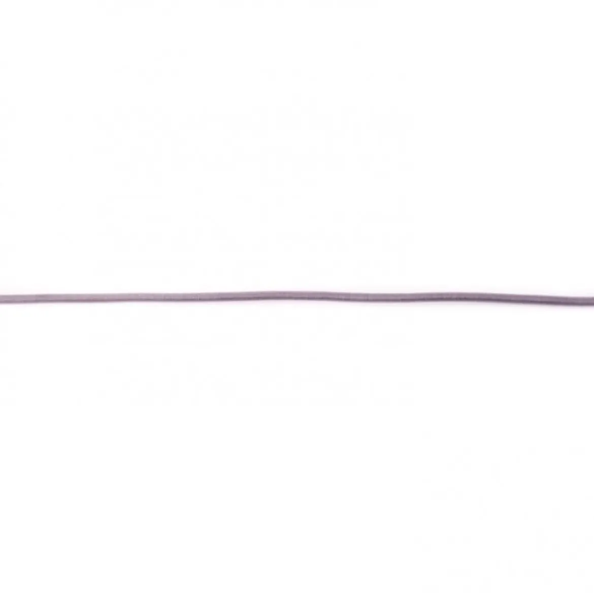 Gummi Band Kordel rund dunkelgrau 3mm Stärke
